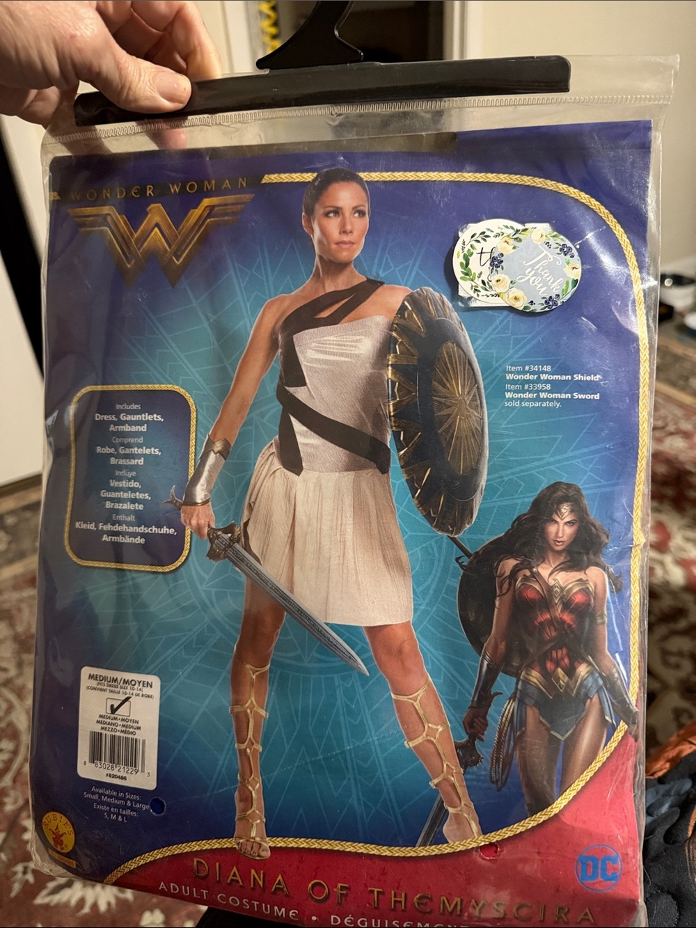 Diana of Themyscira adult Halloween Costume medium
